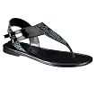 Women's Mossimo&reg; Petula Flat Sandals - Green/Black