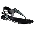 Women's Mossimo&reg; Petula Flat Sandals - Green/Black