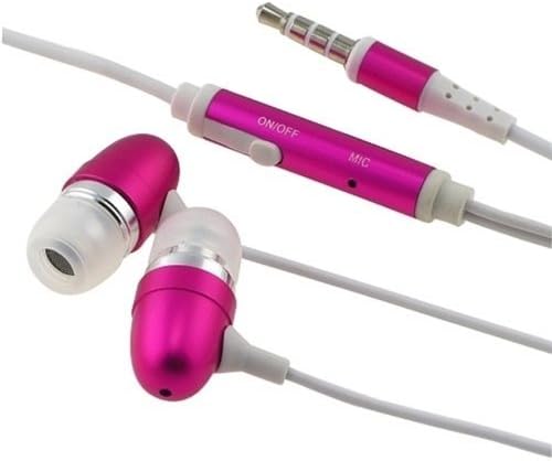 FINIGO 3.5mm In-Ear Stereo Earphones w/ On-off & Mic For Apple iPhone 6 / 6 Plus / 5 / 5S /5C, HTC One (E8), One (M8), Samsung Galaxy S5 Android Smartphone