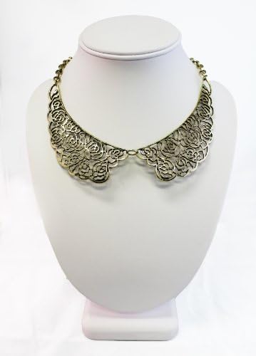 KONNOO Luxury Retro Floral Peter Pan Collar Fashion Bib Necklace/Choker