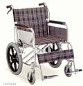 Transit Wheelchair: Aluminium, Mag Wheels, Attendant Brakes