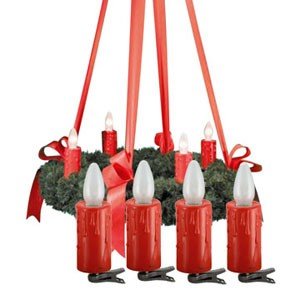Adventskranzbeleuchtung, 4 x E14/15W,