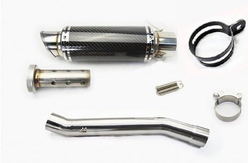 RF400R/RV 1993-2000 SHORT CARBON SLIP-ON MUFFLER