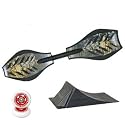 Razor Ripstik Caster Board Skate Board Skull Limited Edition w/ Deluxe Accessory Bundle