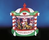 Gemmy Inflatable Christmas Character Carousel