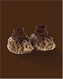 Luxe Leopard Designer Baby Booties by Bearington Baby Collection