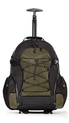 Tenba 632-341 Shootout Medium Backpack with Wheels (Olive/Black)