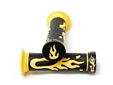 ATVs and WATERCRAFTS Flame Gel Style Hand Grips YELLOW COLOR ATV QUAD YAMAHA KAWASAKI POLARIS SEADOO WATERCRAFT BOMBARDIER JET SKI HONDA ATV FOREMAN RECON RINCON Kawasaki Brute Force Prairie YAMAHA ATV BRUIN GRIZZLY KODIAK