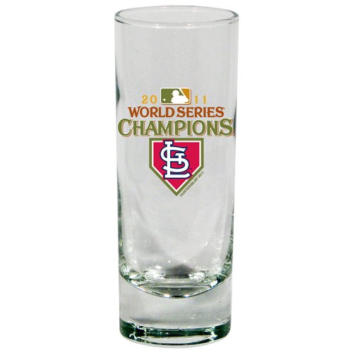 MLB St. Louis Cardinals 2011 World Series Champions 2-Ounce Cordial Glass