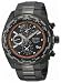 Seiko #SPL037 Men's Black IP World Time Chronograph Watch