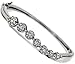 1.30ct Round Flower Setting Diamond Bangle title=