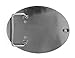 M53 - Toneka Western Cowboy Decorative Pattern Oval Belt Buckle Gun Metal