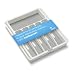 Madesmart 2 by 16 by 13-1/4 to 21-1/4-Inch Expandable Silverware Tray, White