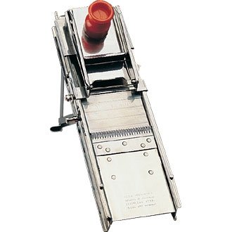 Bron Mandolin Super Slicer - vegetable cutter - Stainless Steel - make sliced vegetables in seconds at home! (supplied without guard)