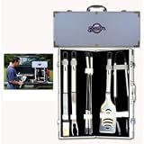 Milwaukee Brewers Barbecue Set, 8 Piece Set with Storage Case