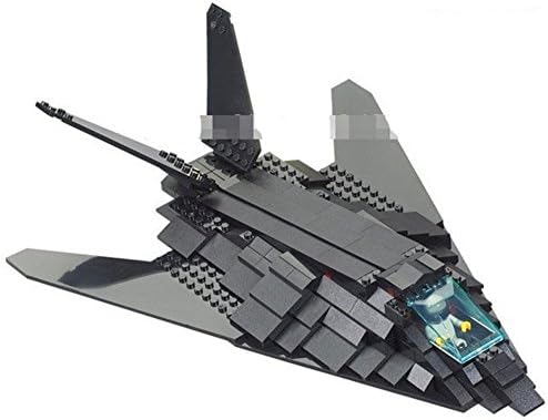 Military F117 Bomber Plane Bricks War Education Bombardment Aircraft 209pcs.