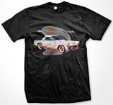 1955 Ford Thunderbird Mens T-shirt, Officially Licensed Ford Motor Company T-Bird Mens Shirt