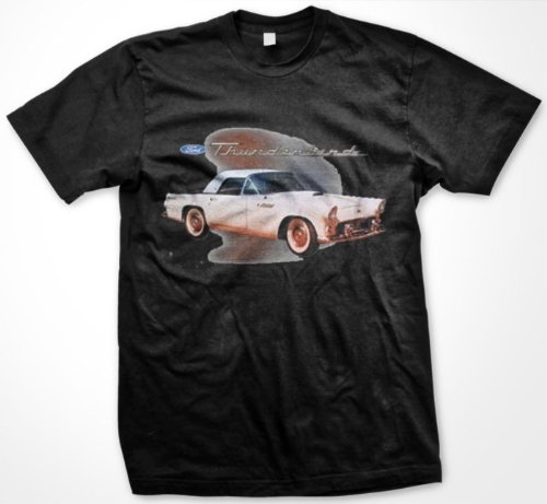 1955 Ford Thunderbird Mens T-shirt, Officially Licensed Ford Motor Company T-Bird Mens Shirt