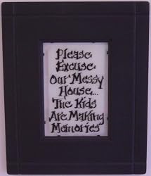 Small Framed Verse - Messy House Verse
