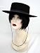 20927 Black Spanish Gaucho Hat Permalux Economy 7 1/8