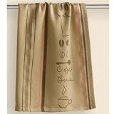 Coffee Beans Jacquard Dishtowel