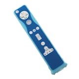 GTMax Two Tone Blue Remote Controller Silicone Skin Soft Cover Case for Nintendo Wii MotionPlus