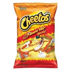 Cheetos Flamin' Hot Crunchy Cheese Flavored Snacks aus den USA