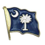 South Carolina Flag Lapel Pin