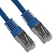 5 Ft (5ft) Cat6A STP (shielded) Ethernet Network Patch Cable Ultra Blue w/Ultra Boot RJ45 m/m 10/100/1000 10GB Gigabit (10 PACK)