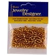 6/0 Glass "E" Beads, Gold, 20 Gram Pkg
