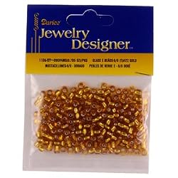 6/0 Glass "E" Beads, Gold, 20 Gram Pkg