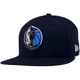 NBA New Era Dallas Mavericks Navy Blue 59FIFTY Flat Bill Fitted Hat (7 1/8)
