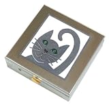 White Kitty Cat Vitamin Case Large