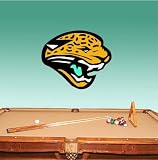 Jacksonville Jaguars Football Wall Decal 25" x 18"