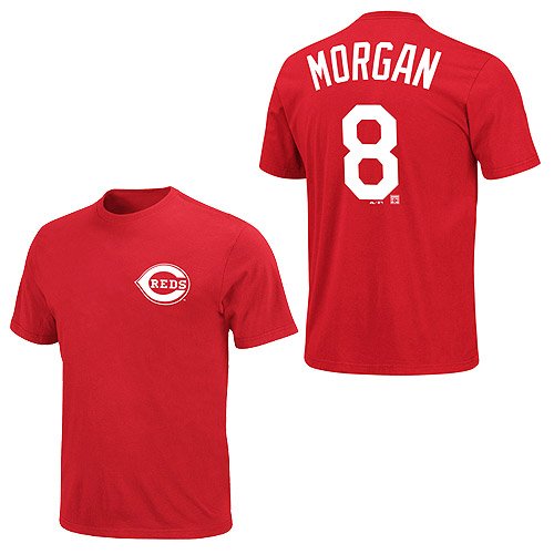 Cincinnati Reds Joe Morgan Cooperstown Name & Number T-Shirt Large