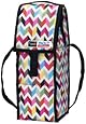 PackIt Freezable Wine Cooler Bag with Zip Closure, Single Bottle, Ziggy