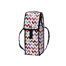 PackIt Freezable Wine Cooler Bag with Zip Closure, Single Bottle, Ziggy