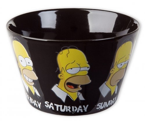 The Simpsons - Merchandise - Ceramic Cereal Bowl (7 Days A Week) On Sale