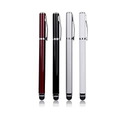 MYCARRYINGCASE Dual Function Stylus for iPad 2, iPhone 4S - 4 Pack