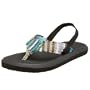 Sanuk Toddler Who's Afraid Sandal,Multi,X Small (US Toddler 8-9 M)