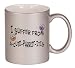 I SUFFER FROM A-CUTE PARROT- ITIS Coffee Mug Metallic Silver 11 oz