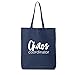 Chaos Coordinator Cotton Canvas Tote Bag in Navy - One Size