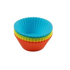 Kitchen Craft - Cup Cakes - Lot de 12 Moules en Silicone - Coloris Divers (Import Grande Bretagne)