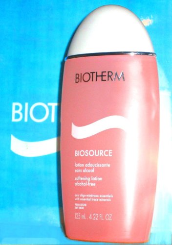 *BIOTHERM* BIOSOURCE Alcohol-Free Softening Lotion (Dry Skin) 4.22oz - EXFOLIATE & QUENCH Your Skin's Thirst Before it Dries Out Under the Sun.
