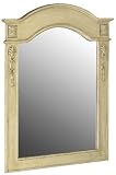 Belle Foret BF80063 Single Mirror, Antique Parchment