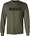 Joe's USA - Military Green Vintage Marines Logo T-Shirts in Sizes S-5XL