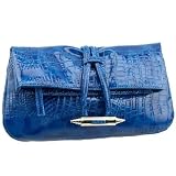 Chinese Laundry Handbags - Chinese Laundry Croco Fold-Over Clutch