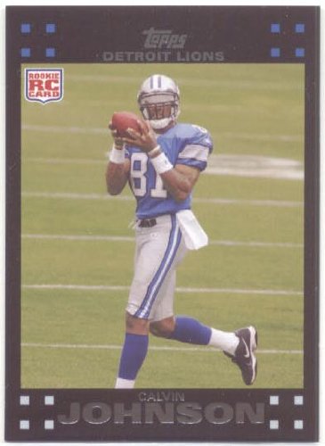 2007 Topps 320 Calvin Johnson (RC - Rookie - Football Cards)