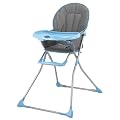 Babid�al 27024150 - Highchair,  Hochstuhl mit Tisch,  Grey light blue