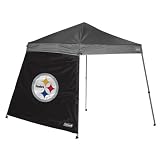 NFL Pittsburgh Steelers 10 x 10-Feet Slant Leg Canopy Wall
